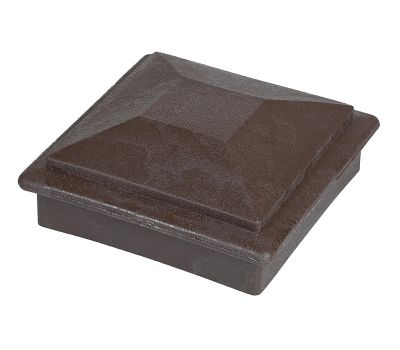 Крышка верхняя ПВХ для столба 100х100 Венге от производителя  Deckart (Россия) по цене 293 р