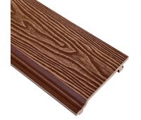 Фасадная панель Wood-X 156х21 Коричневый 3D