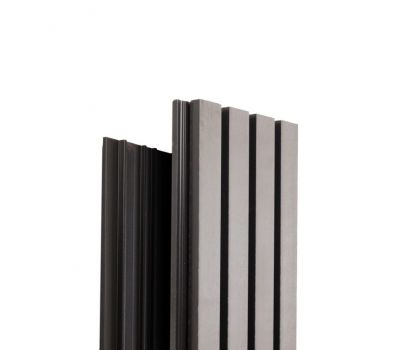 Реечная фасадная панель Техно Серый от производителя Ecodecking по цене 956 р Реечная фасадная панель Техно Серый от производителя Ecodecking по цене 956 р