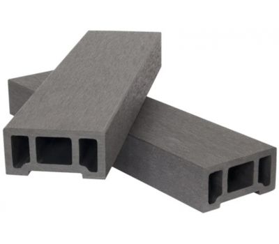 Поручень из ДПК без фактуры Чёрный от производителя  Polivan Group по цене 645 р