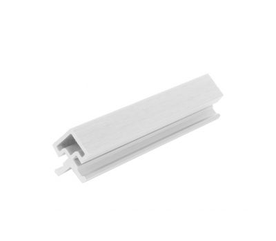 Угол внешний из ДПК CO-EX MIX для фасадной панели White от производителя Polivan Group по цене 611 р Угол внешний из ДПК CO-EX MIX для фасадной панели White от производителя Polivan Group по цене 611 р