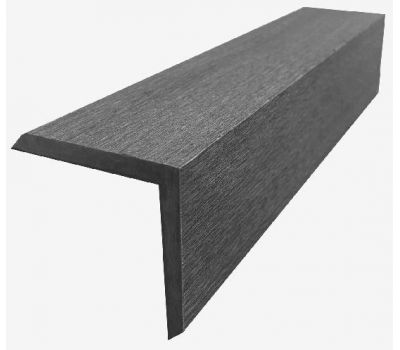 Угол декоративный (L-планка) 50×50 Графит от производителя  RusDecking по цене 277 р