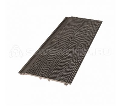 Cайдинг из ДПК SW Cedrus (R) радиальный распил Темно-коричневый от производителя  Savewood по цене 343 р