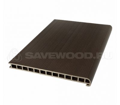 Профиль ДПК для ступеней и лестниц SW Radix Темно-коричневый от производителя  Savewood по цене 2 880 р