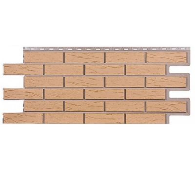 Фасадные панели СЕРИЯ кирпич Саман - Бежевый от производителя  Т-сайдинг по цене 580 р