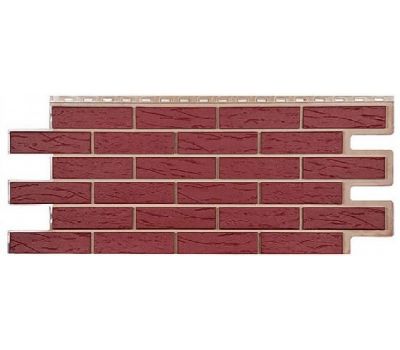 Фасадные панели СЕРИЯ кирпич Саман - Красный от производителя  Т-сайдинг по цене 580 р