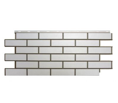 Цокольный сайдинг «Кирпич гладкий» Белый от производителя Nordside по цене 505 р Цокольный сайдинг «Кирпич гладкий» Белый от производителя Nordside по цене 505 р