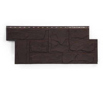 Фасадные панели СЕРИЯ ЭКО 2 ГРАНИТ ЛЕОН - Венге от производителя  Т-сайдинг по цене 580 р