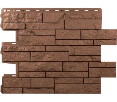 Фасадные панели Шотландия ЭКО Терракотовый от производителя  Альта-профиль по цене 573 р
