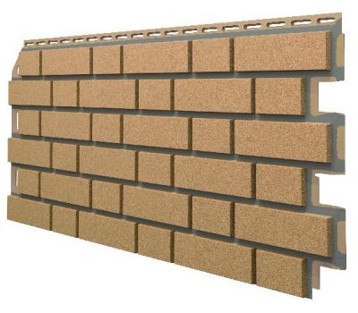 Фасадные панели (Цокольный Сайдинг) VOX Solid, Clinker, Mustard от производителя  Vox по цене 720 р