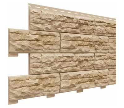 Цокольный сайдинг коллекция Скалистый риф премиум - Умбра от производителя  Доломит по цене 740 р