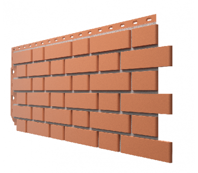 Фасадные панели Flemish (гладкий кирпич) Красный от производителя  Docke по цене 540 р