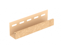 J-планка Стоун-хаус Кирпич Песочный