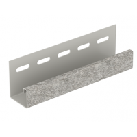 J-планка Стоун-хаус Сланец Светло серый J-планка Стоун-хаус Сланец Светло серый