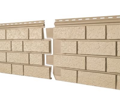 Фасадная панель Стоун Хаус S-Lock Клинкер Песочный от производителя  Ю-Пласт по цене 0 р