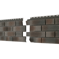 Фасадная панель Стоун Хаус S-Lock Клинкер Нордик Пепел