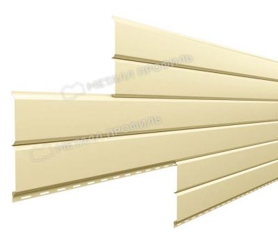 Металлический сайдинг Lбрус-15х240 (ПЭП-01-1014-0.45) Слоновая кость от производителя  Металл Профиль по цене 1 550 р