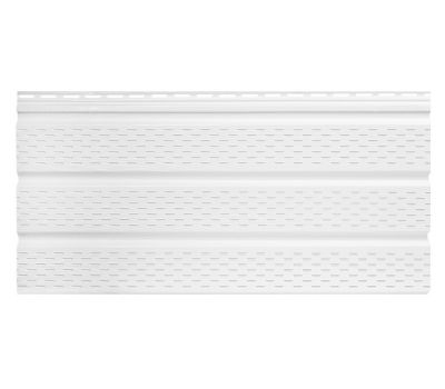 Софит тройной с перфорацией Белый от производителя  Tecos по цене 525 р