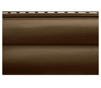 Сайдинг Blockhouse Bh-02 (Блокхаус), Орех тёмный от производителя  Альта-профиль по цене 806 р