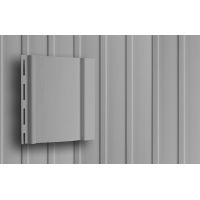 Виниловый вертикальный сайдинг Standart - Серый