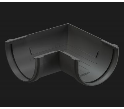Угол желоба универсал 90˚ Premium Графит от производителя  Docke по цене 352 р