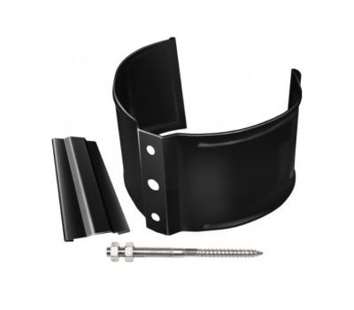 Кронштейн трубы (на кирпич) Чёрный (RAL 9005) от производителя  Grand Line по цене 460 р