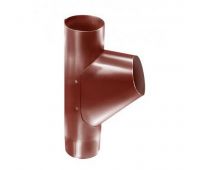Тройник трубы Кирпичный (RAL 8004)