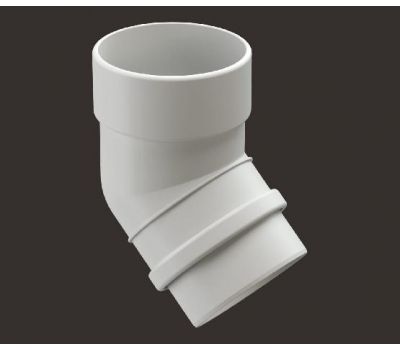 Колено 45˚ Lux ПВХ Пломбир от производителя Docke по цене 392 р Колено 45˚ Lux ПВХ Пломбир от производителя Docke по цене 392 р